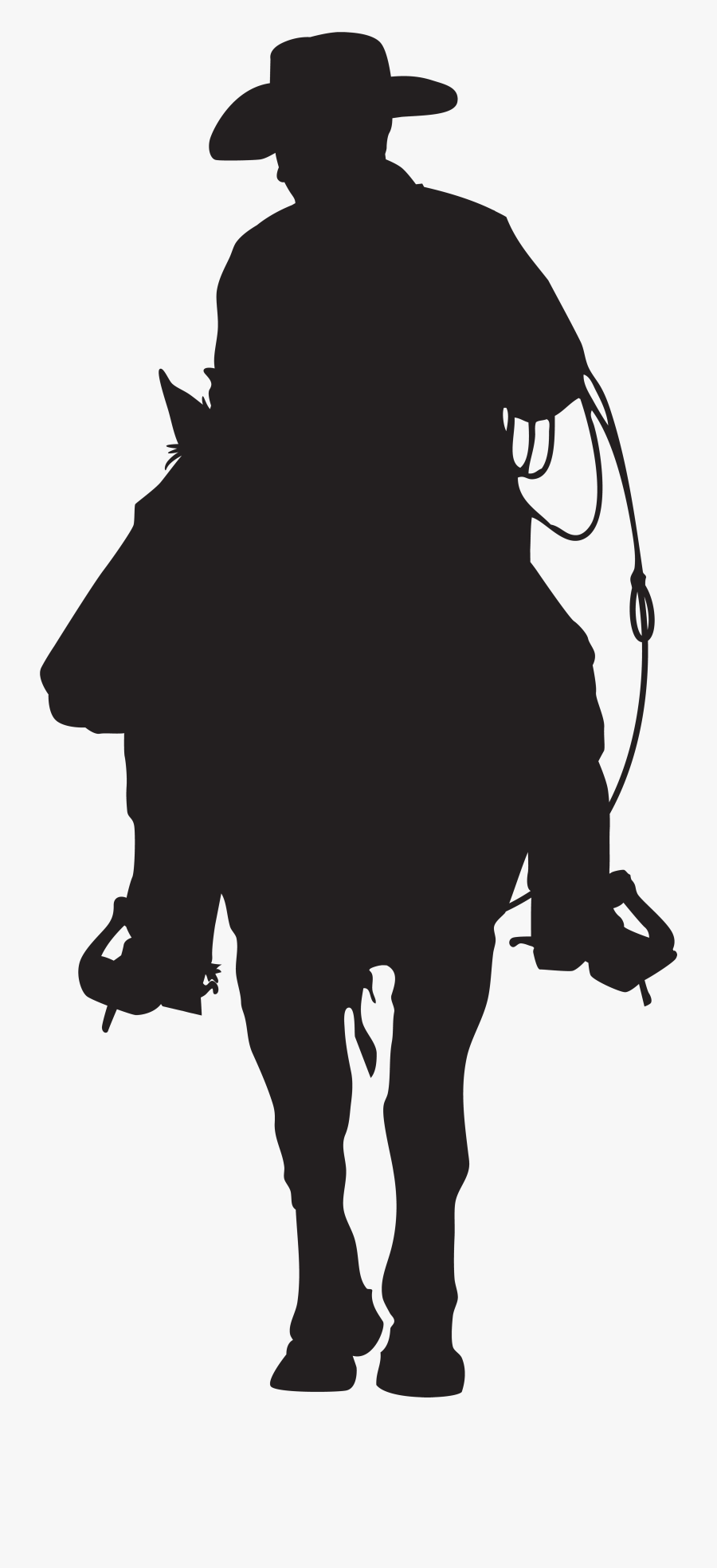 Clip Art Png Clip Art Image - Cowboy Silhouette Png, Transparent Clipart