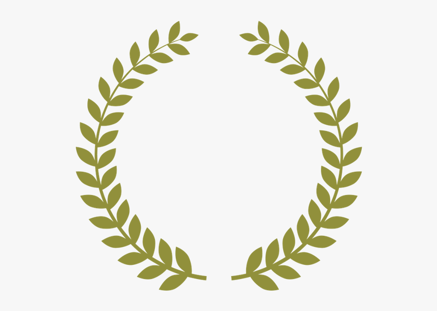 Лавровый Венок, Laurel Wreath, Лавровий Вінок - Round Leaves Logo Png, Transparent Clipart