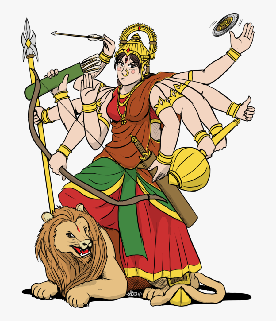 Kali Drawing Maa Clip Art Royalty Free Download - Drawing Of Durga Devi ...