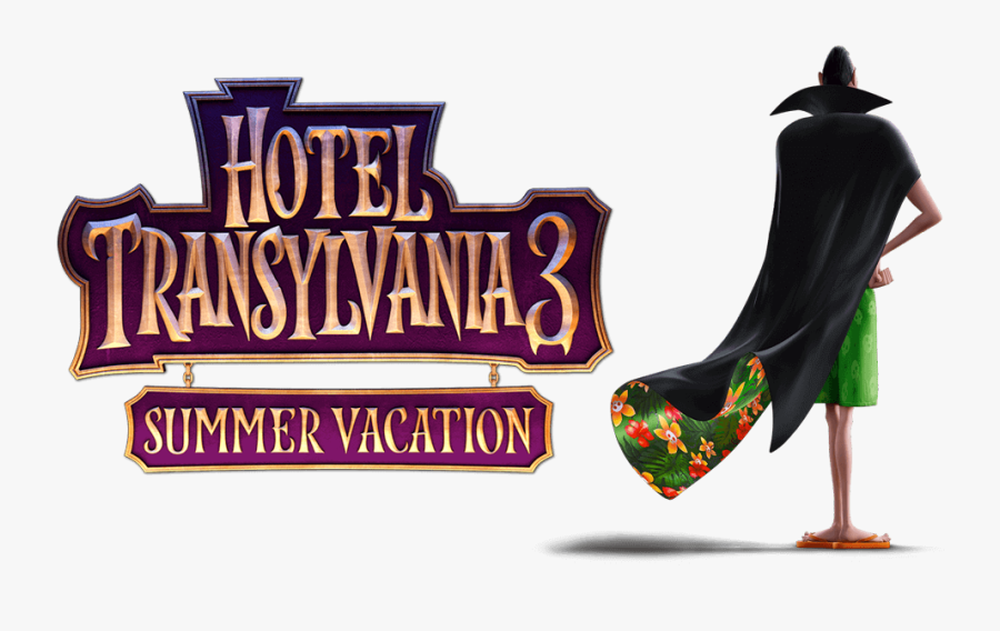 Hotel Transylvania 3 Movie Name And Dracula Standing - Hotel Transylvania 3 Png, Transparent Clipart