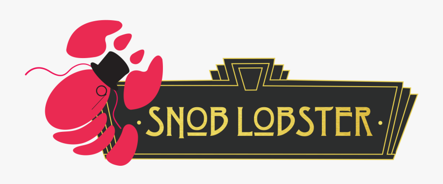 Snob Lobster - Graphic Design, Transparent Clipart