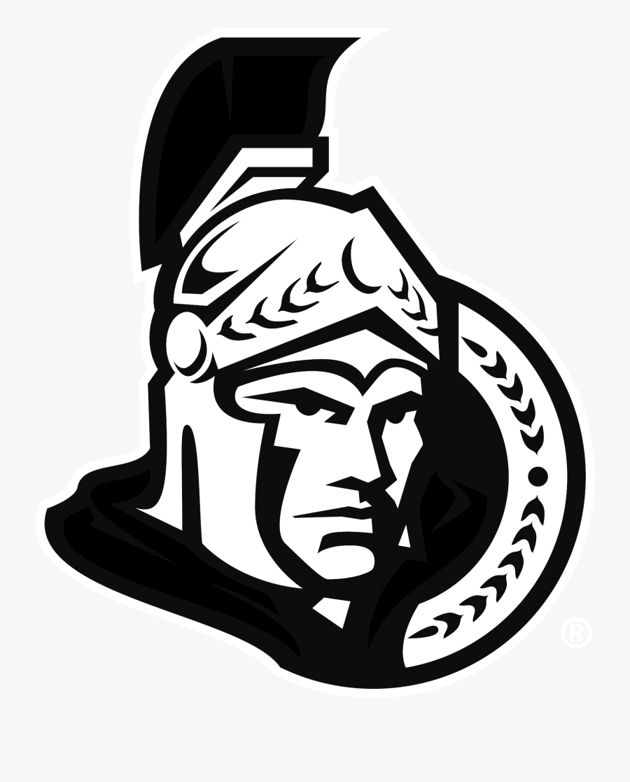 Ottawa Senators Logo Black And White , Free Transparent Clipart