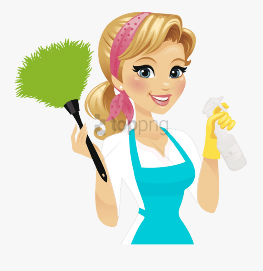 Cleaning Lady Image - Cleaning Lady, Transparent Clipart