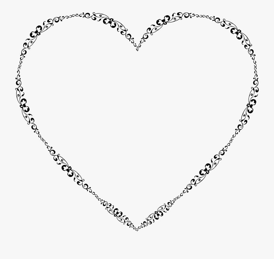 Heart Clipart Clipart Elegant Heart - Music Notes Heart Png, Transparent Clipart