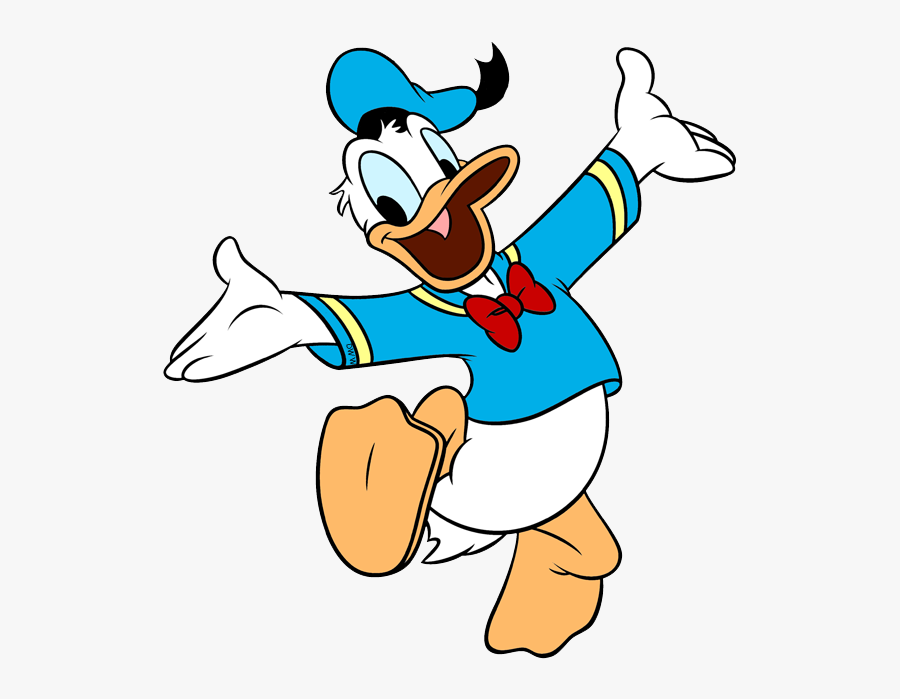 Donald Duck Clipart Png - Donald Duck Happy, Transparent Clipart