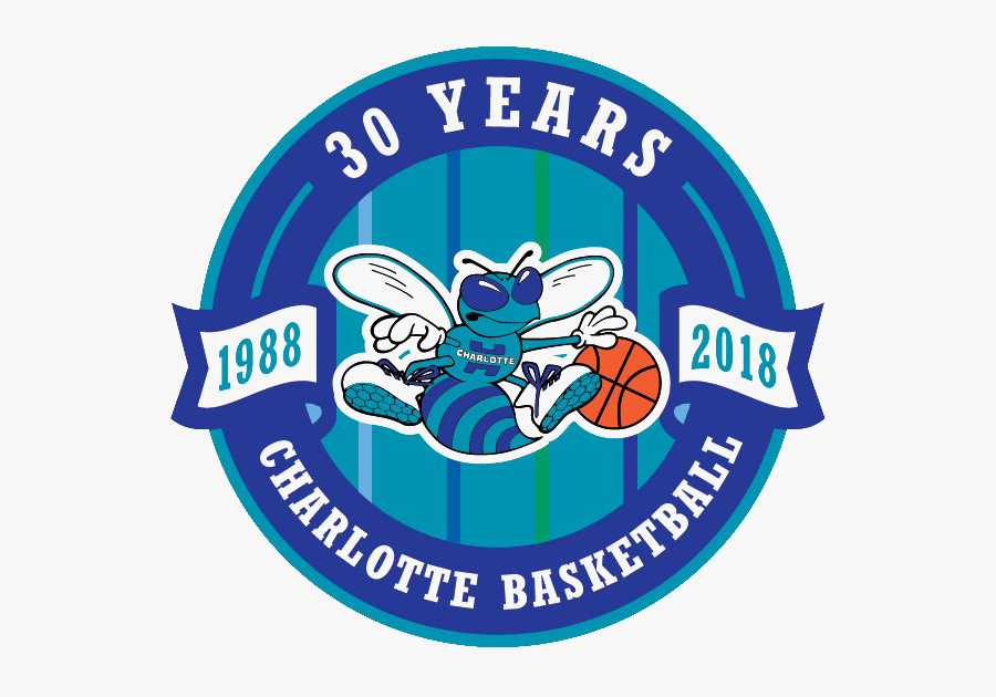 Charlotte Hornets Transparent Png - Charlotte Hornets 30th Anniversary, Transparent Clipart