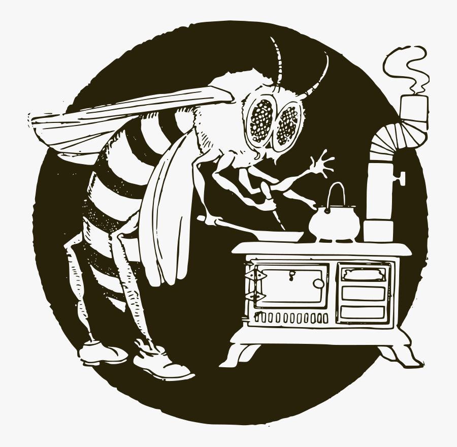 Working Wasp - Clip Art, Transparent Clipart