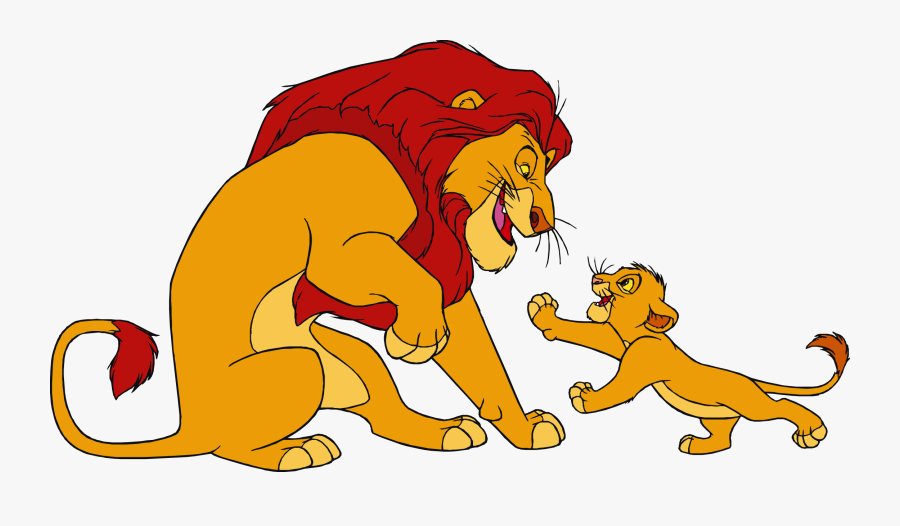 Lion King Cartoon Characters Clipart - Lion King Clipart, Transparent Clipart
