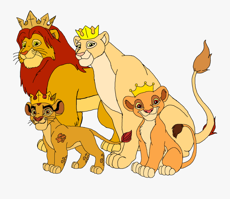 Transparent Worry Clipart - Royal Family Lion King, Transparent Clipart