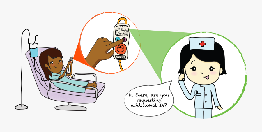 Nurse Calling Cartoon, Transparent Clipart