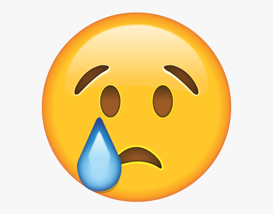Emoticon Of Smiley Face Tears Crying Joy Sad Face Emoji Png , Free