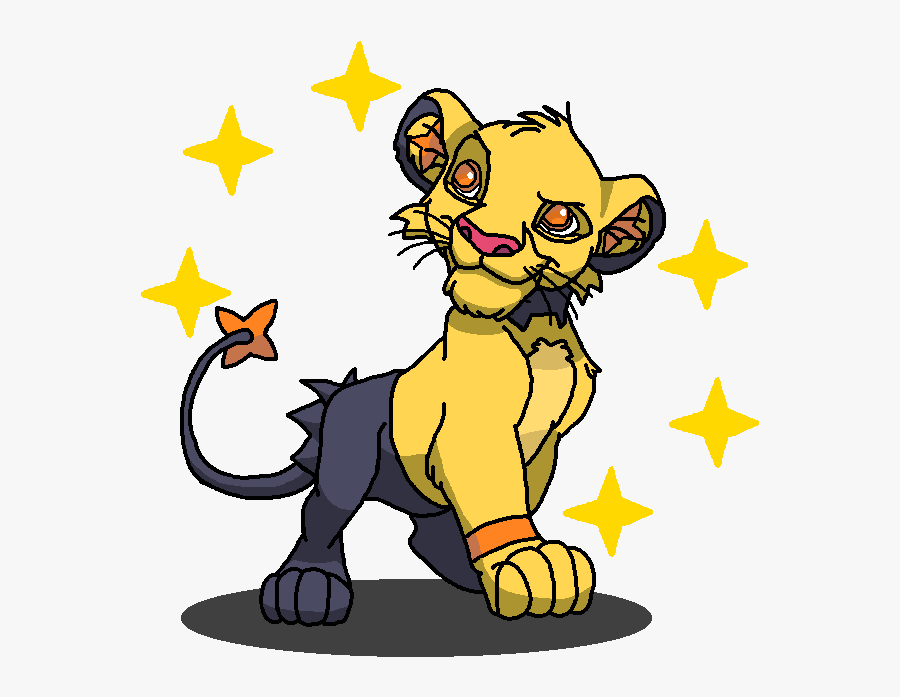 Shiny Shinx - Pokemon Shiny Simba, Transparent Clipart