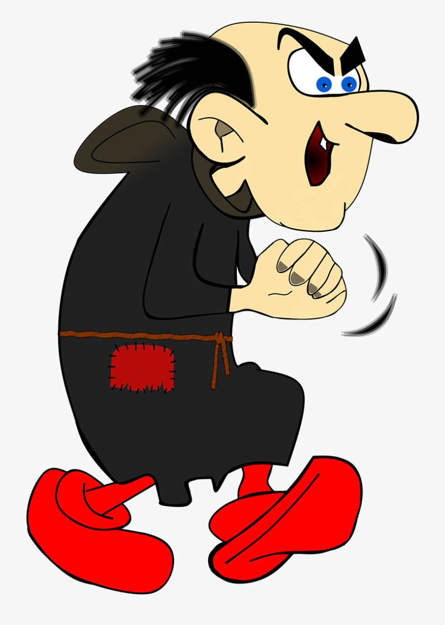 Watch Tv, Gierich, Funny, Bust, Poor, Magic, Dangerous - Gargamel Png, Transparent Clipart