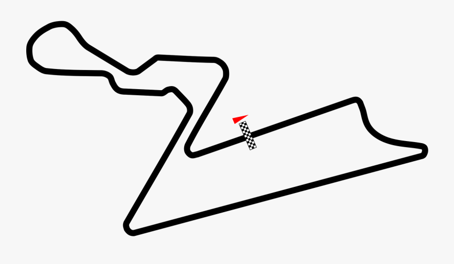 Track Clipart Vector - Formula 1 Track Png, Transparent Clipart