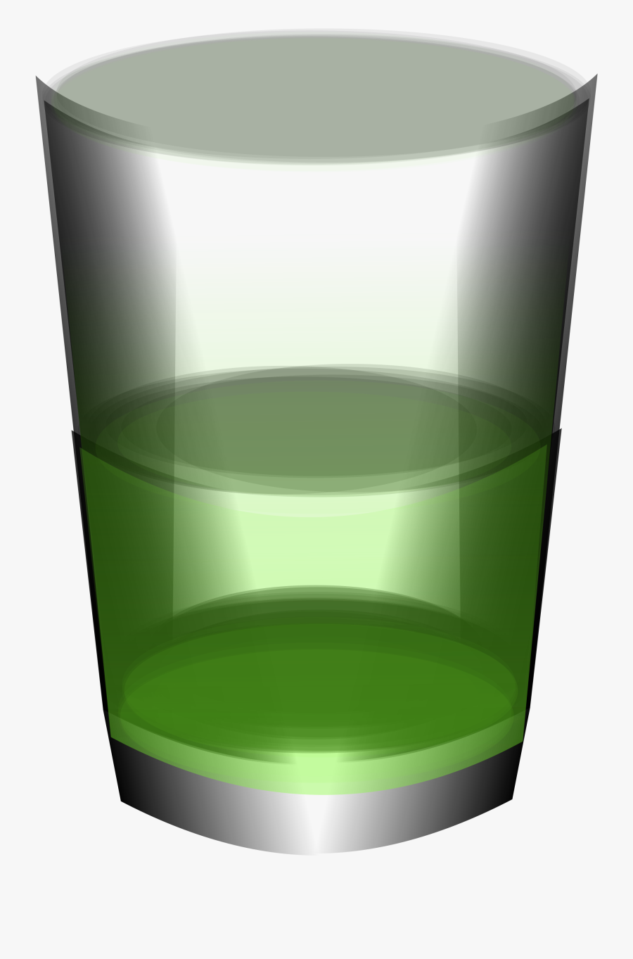 Green Water - Green Water In A Cup, Transparent Clipart