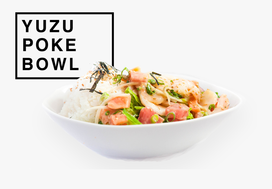 Clip Art Shrimp Poke Recipe - Yuzu Sushi Poke Bowl, Transparent Clipart