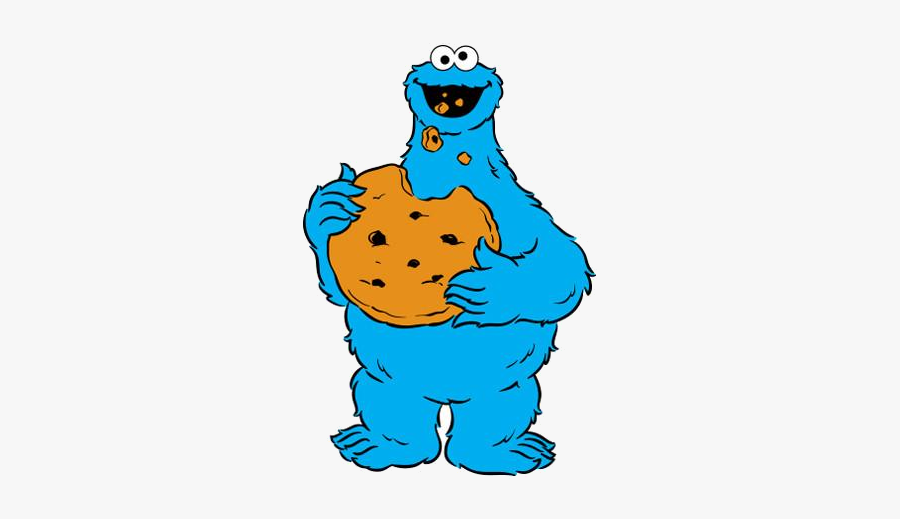 Cookie Monster Clipart Cartoon Pencil And In Color - Cartoon Cookie ...