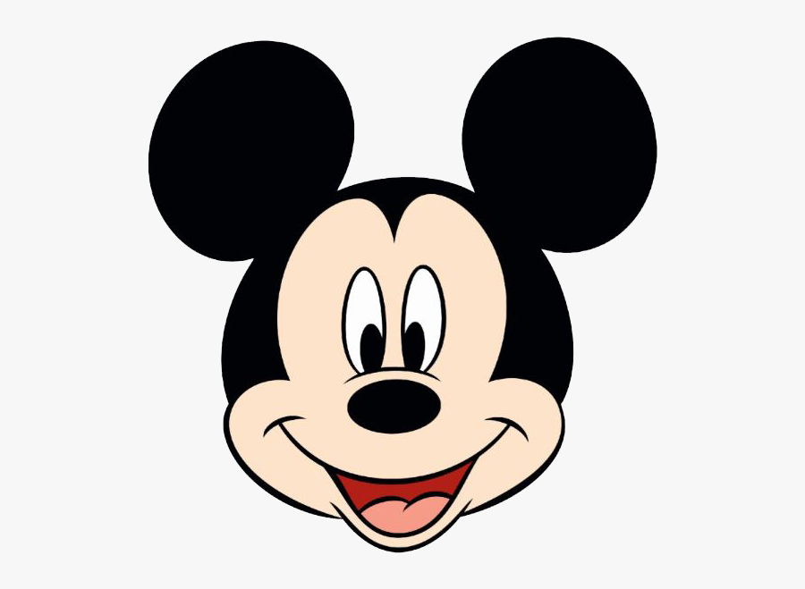 Mickey Mouse Face Vector - Cara Mickey Mouse Png, Transparent Clipart