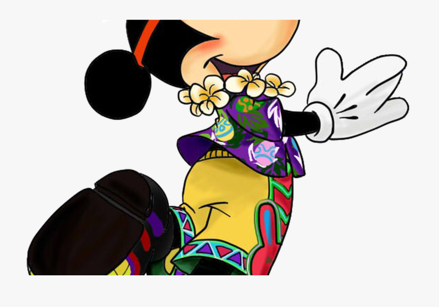 Mickey Mouse Luau Pictures Google Search Disney Birthday - Hawaiian Minnie And Mickey, Transparent Clipart