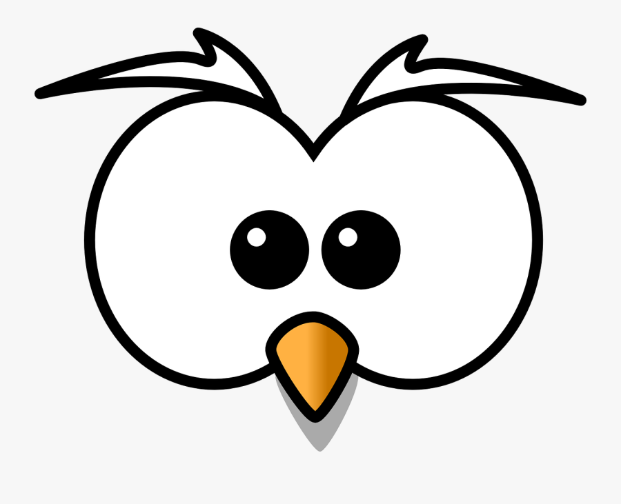 76,49kb Owl Cute Faces Clipart - Owl Eyes Clip Art, Transparent Clipart