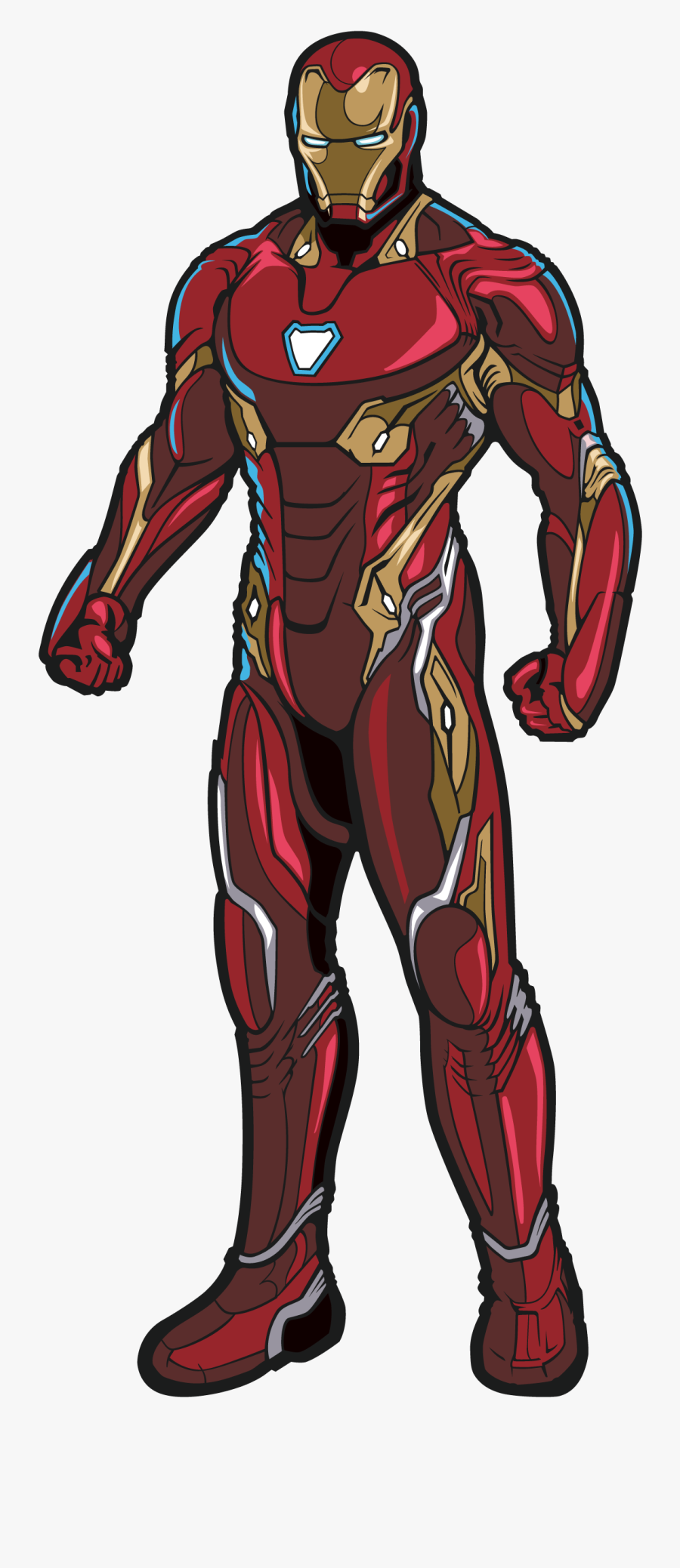 Iron Man Drawing Infinity War, Transparent Clipart