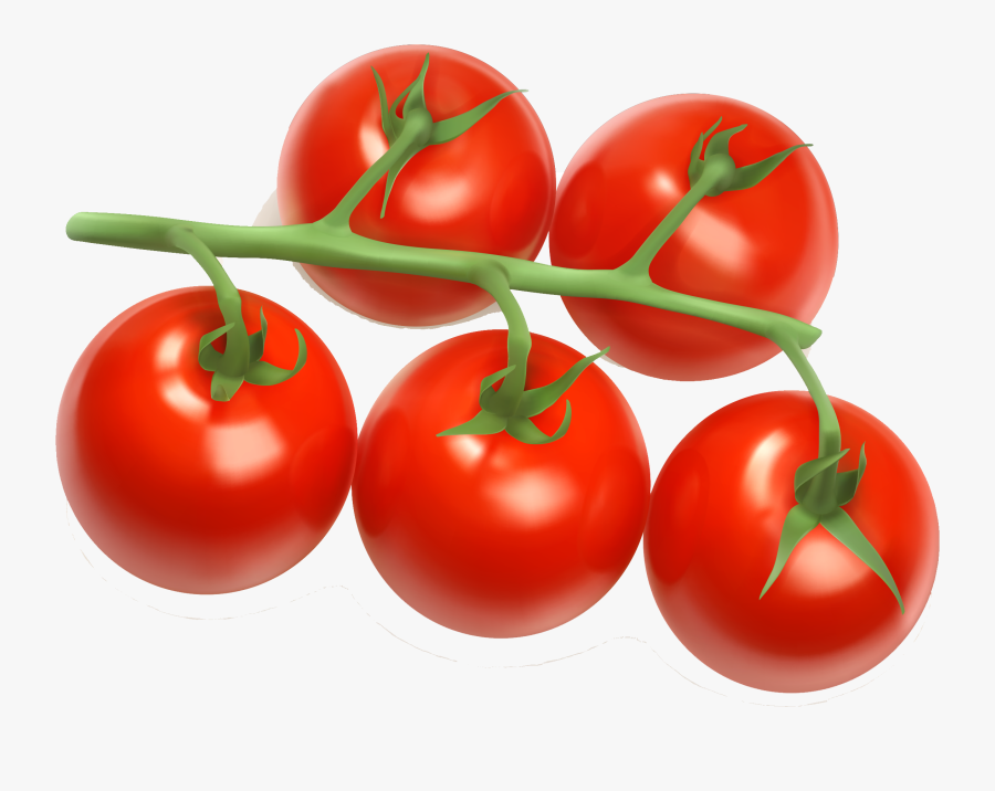 Tomato Juice Cherry Tomato Clip Art - Transparent Background Cherry Tomatoes Png, Transparent Clipart