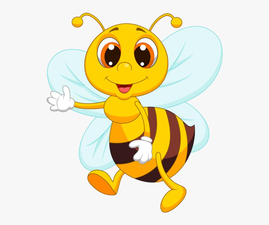 X Kb Fun - Cute Bee Cartoon, Transparent Clipart