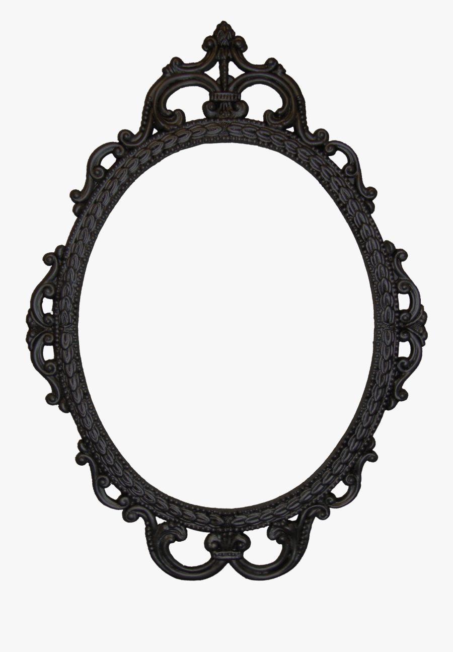 Free Digital Antique Photo Frames - Mirror Png, Transparent Clipart