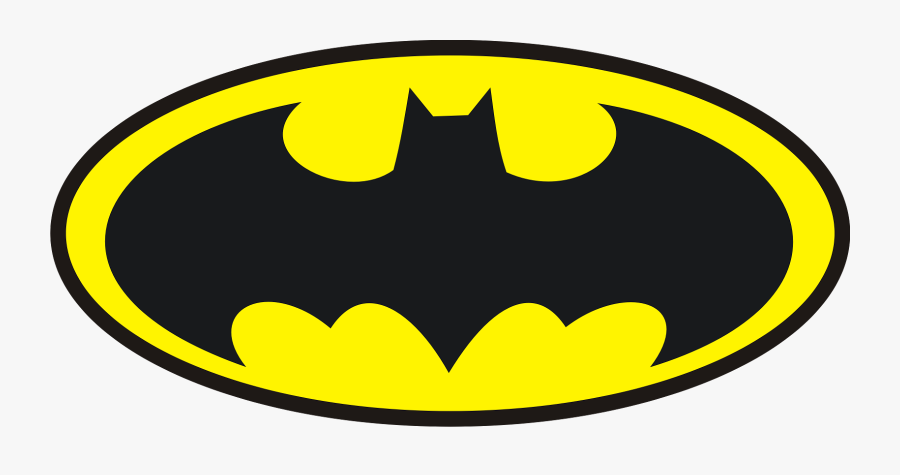 Clip Art Batman Logo Png - Batman Symbol Black Background, Transparent Clipart