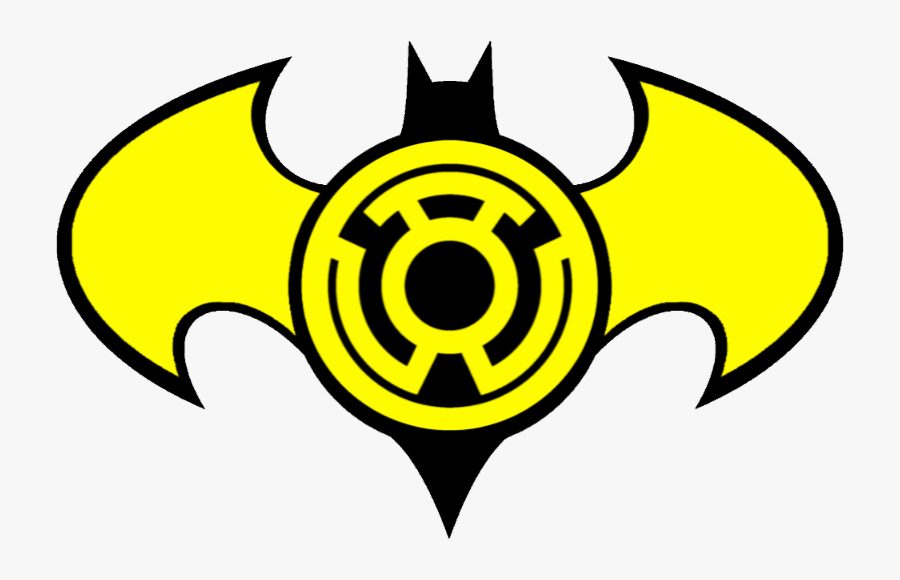 Image For Batman Logo - Superman Yellow Lantern Logo, Transparent Clipart