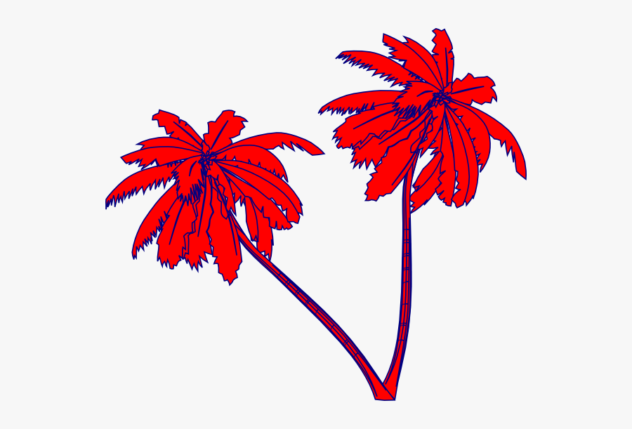 Pink Palm Tree Png, Transparent Clipart