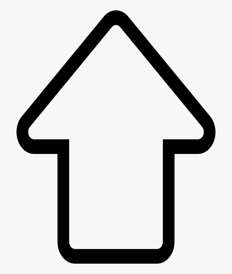 Up Arrow Png White, Transparent Clipart