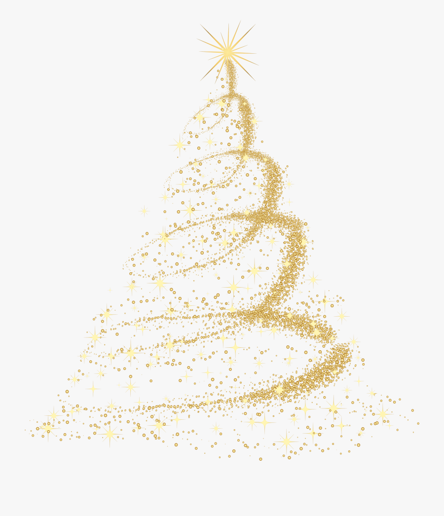 Deco Christmas Tree Transparent Png Clip Art Image - Transparent Background Christmas Tree Png White, Transparent Clipart