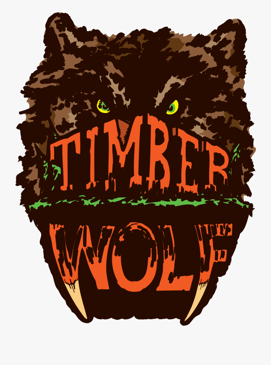 Timber Wolf Worlds Of Fun Logo, Transparent Clipart