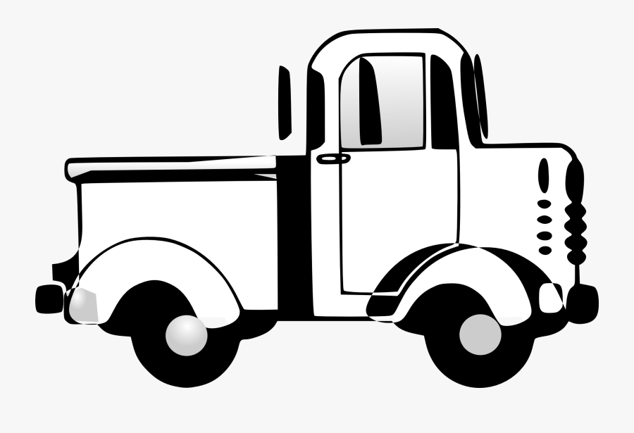 Clip Art Pickup Tow Clip Transprent - Truck Clipart To Black And White Transparent, Transparent Clipart