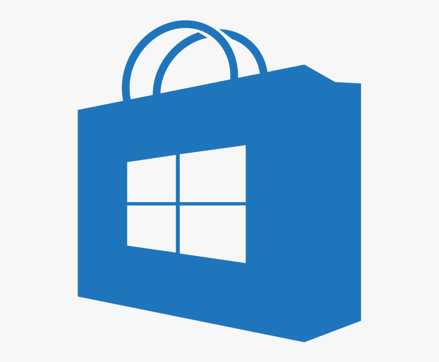 Store For Windows 10 And Windows 10 Mobile Updated - Windows Store App Icon, Transparent Clipart