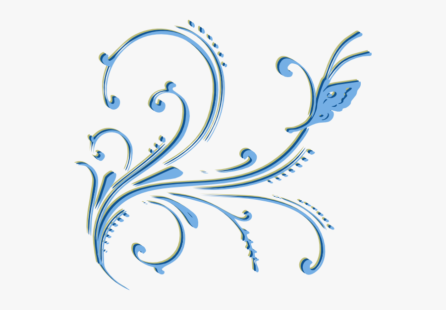 Royal Blue Flowers Clip Art, Transparent Clipart