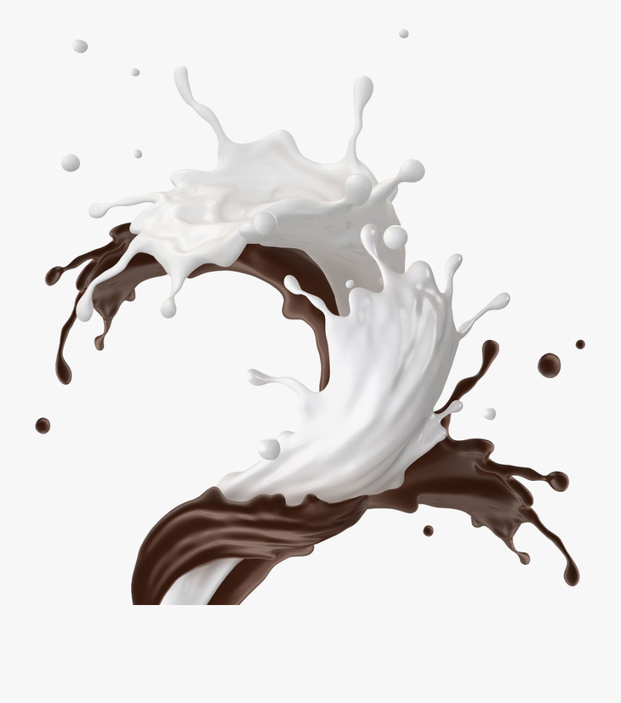 Transparent Milkshakes Clipart - Milk Splash Png Art , Free Transparent