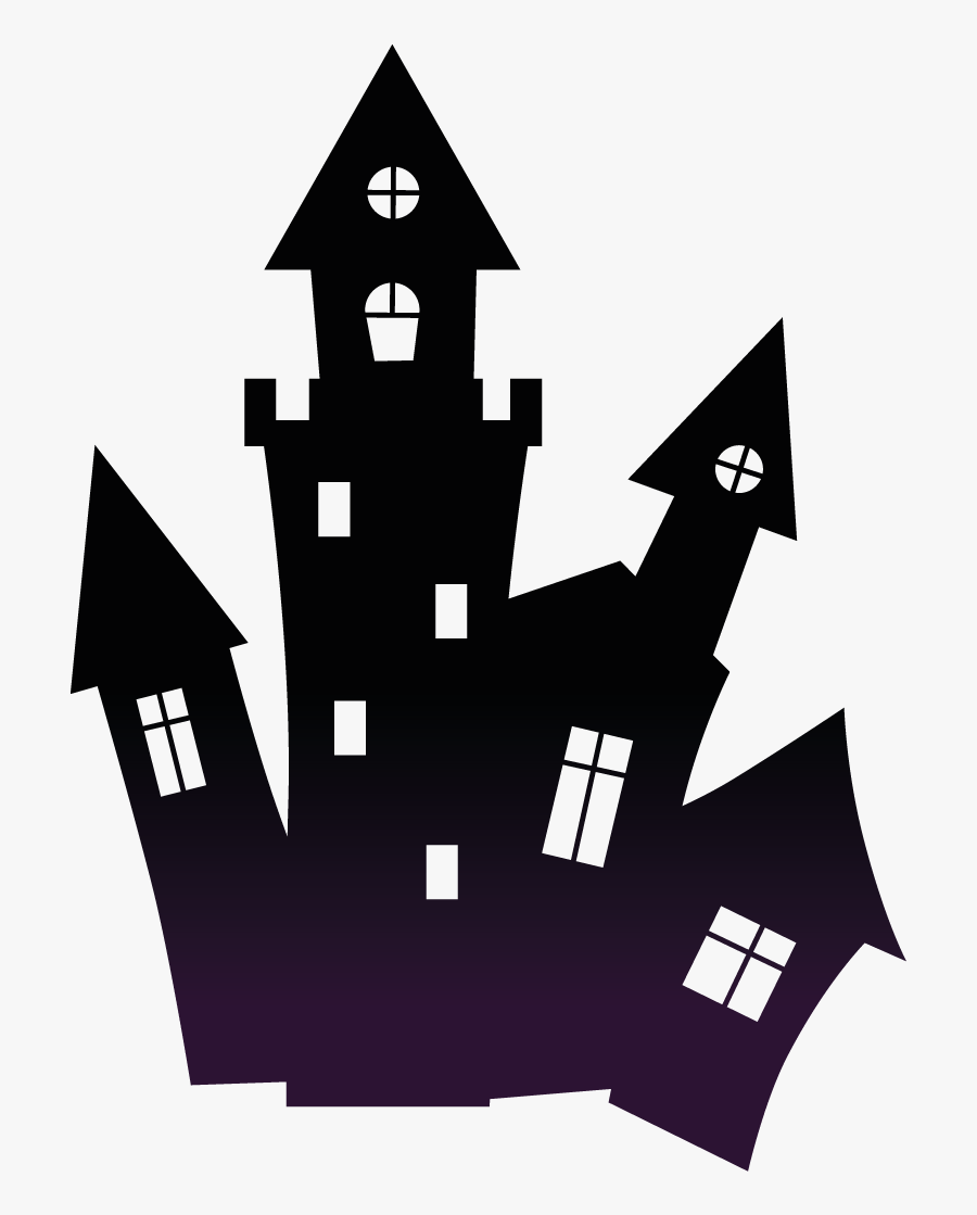 Haunted House Png - Haunted House Silhouette Png , Free Transparent