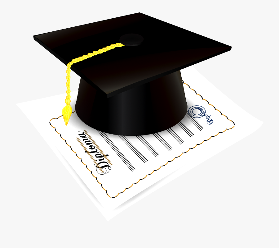 Transparent Diploma Clipart Png - Graduation Cap Diploma Png, Transparent Clipart