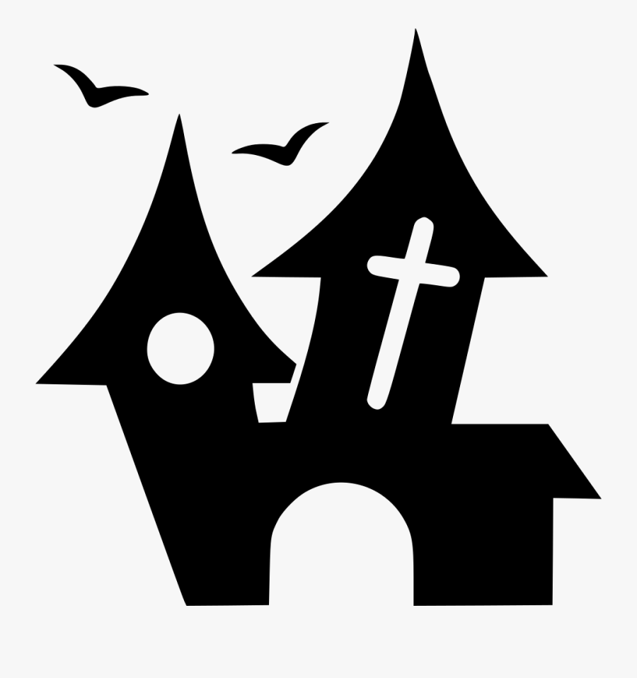 Haunted House - Haunted House Icon Png, Transparent Clipart