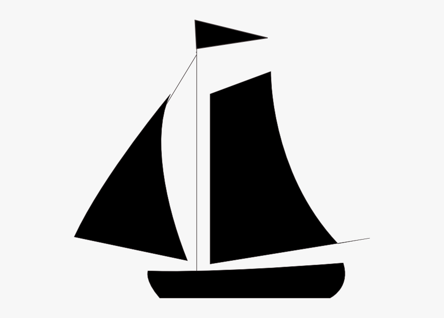 Black Sail Boat Svg Clip Arts - Blue Sail Clipart, Transparent Clipart