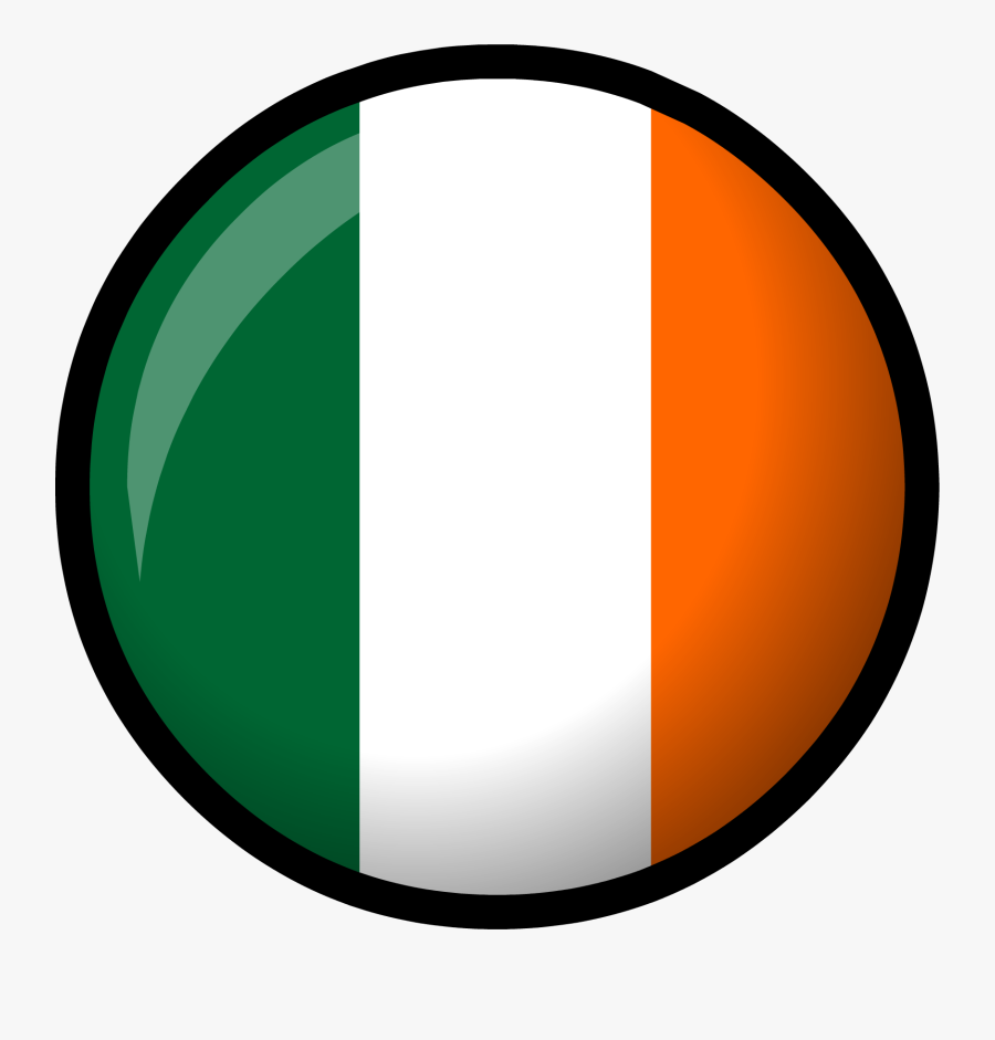 Irish Flag Clip Art - Ireland Png Circle , Free Transparent Clipart