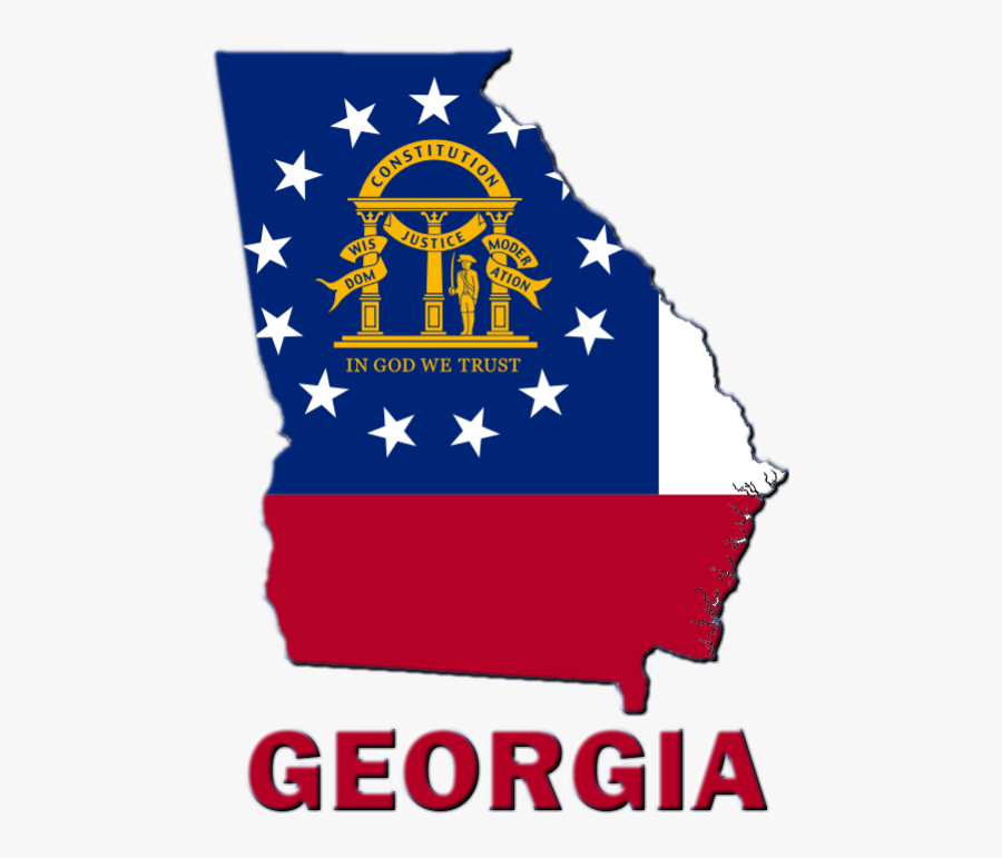 Georgia State Flag 2017 , Free Transparent Clipart - ClipartKey