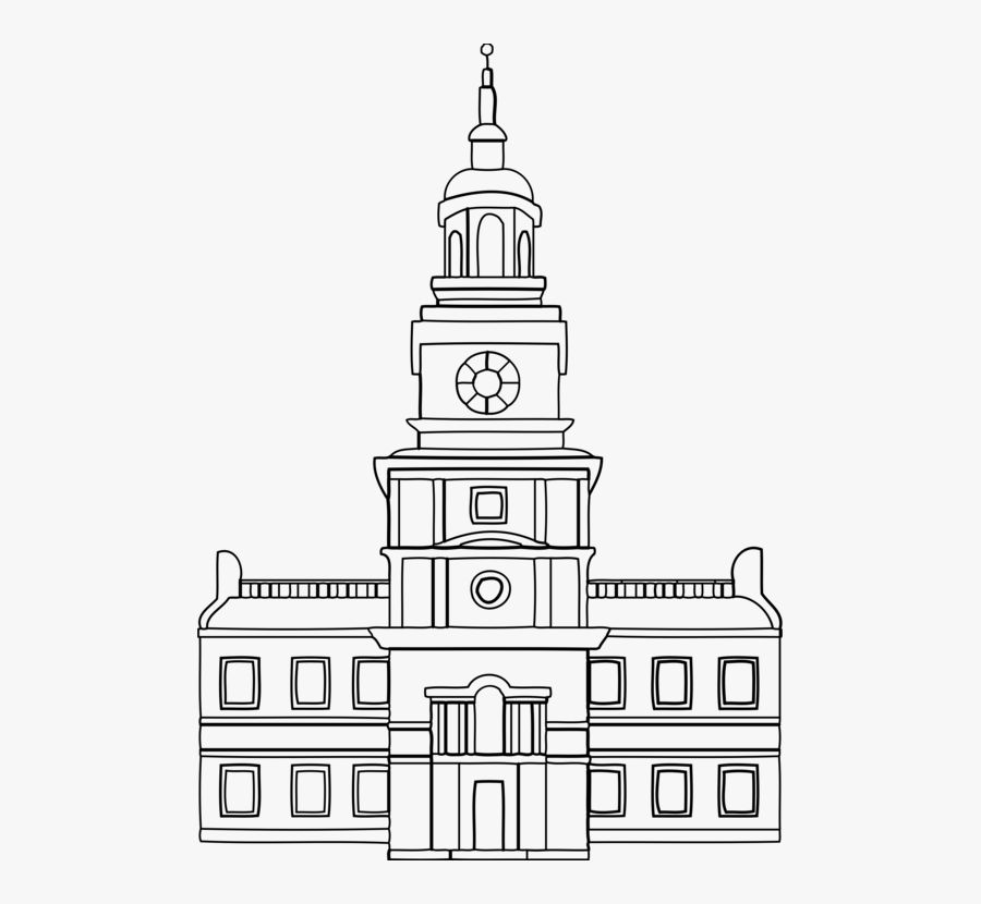Line Art,symmetry,area City Hall Drawing Easy , Free Transparent