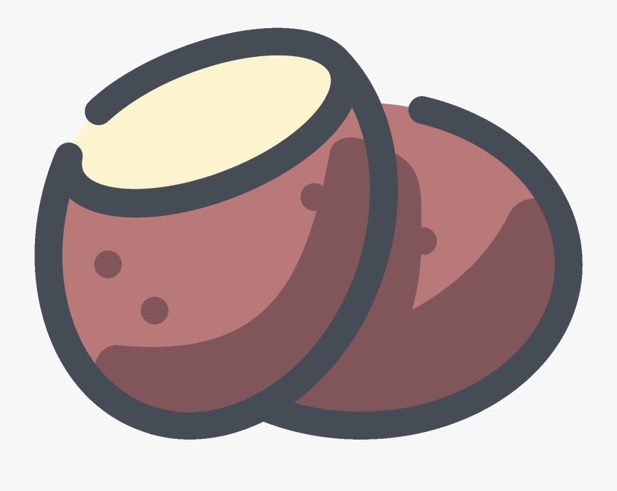 Brown Potato Icon - Red Potatoes Clip Art, Transparent Clipart
