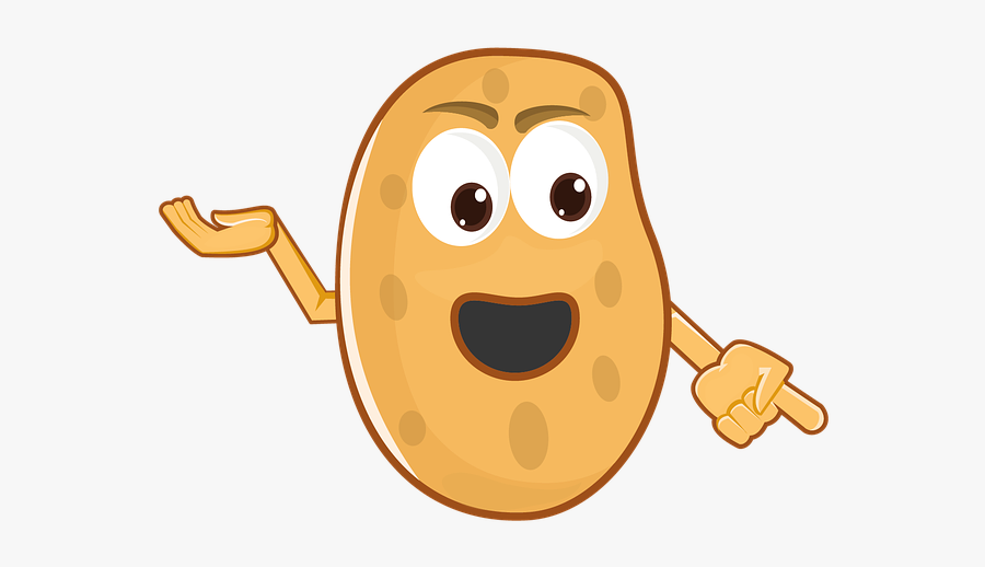 Cartoon Potato Png - Potato Cartoon Png, Transparent Clipart