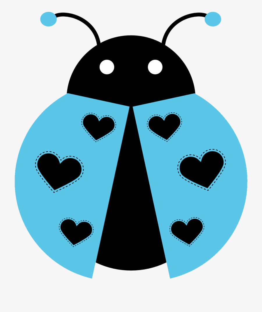 Easy Drawing Of A Lady Bird, Transparent Clipart
