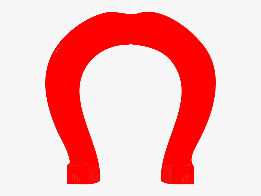 Logo With Red Horseshoe, Transparent Clipart