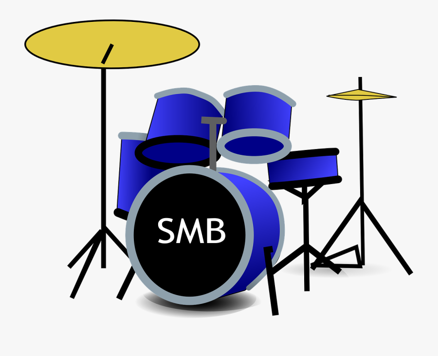Drum Set Music Band Rhythm Png Image - Drum Set Clipart, Transparent Clipart